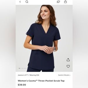 Women’s Casma Three-Pocket Scrub Top